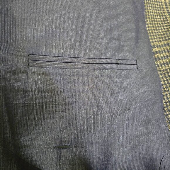 Ermenegildo Zenga Vintage Plaid Soft Single Breasted Blazer Sz 42R - Picture 10 of 11